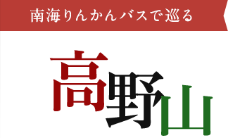 南海りんかんバスで巡る高野山